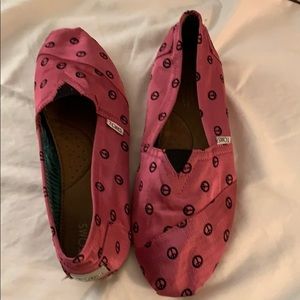 Toms Neumann Marcus exclusives.  Peace flats